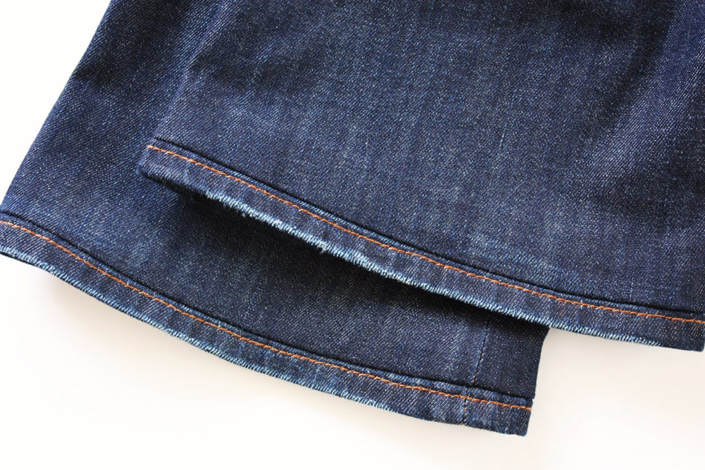 How to Hem Flared Jeans with Original Hem